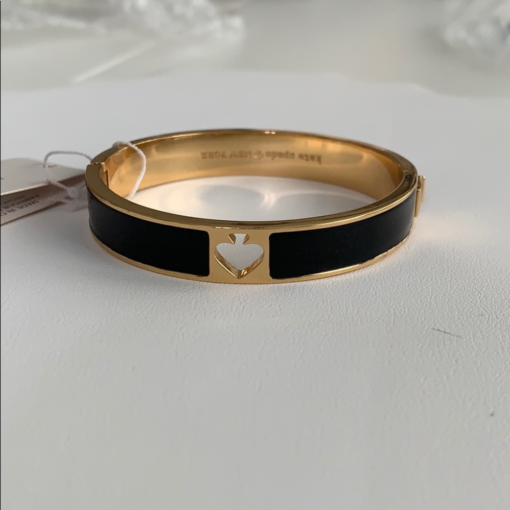 Kate Spade ♠️ Bangle - new - Black & Gold.